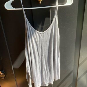 Silence + Noise Loose Fitting Grey Tank Top